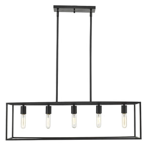 Metal Five Bulb Dimmable Flush Mount Ceiling Fixture for Modern Living and Dining Rooms