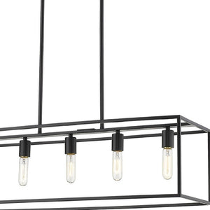 Metal Five Bulb Dimmable Flush Mount Ceiling Fixture for Modern Living and Dining Rooms