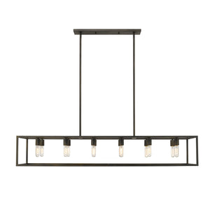 Homeroots Cobar 12-light Oil-rubbed Bronze Island Pendant   398157