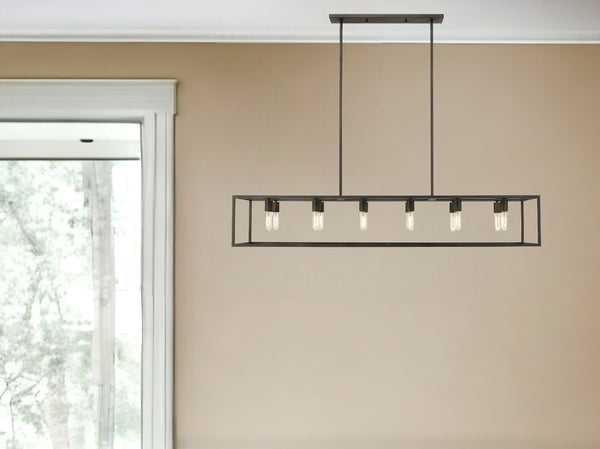 Homeroots Cobar 12-light Oil-rubbed Bronze Island Pendant   398157