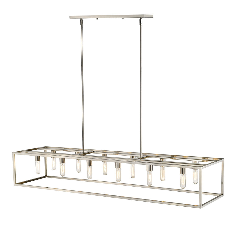 Homeroots Cobar 12-light Satin Nickel Island Pendant   398158