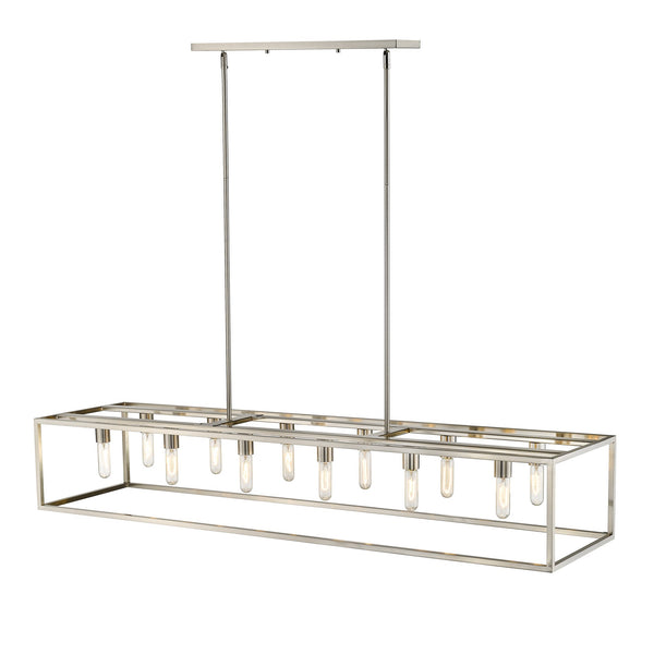 Homeroots Cobar 12-light Satin Nickel Island Pendant   398158