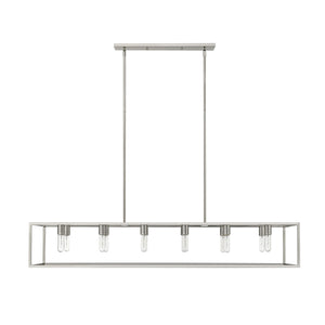 Homeroots Cobar 12-light Satin Nickel Island Pendant   398158