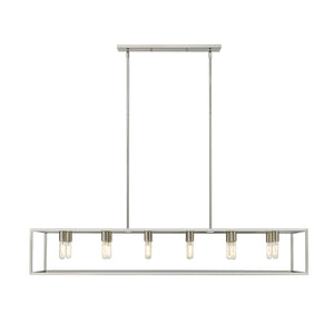 Homeroots Cobar 12-light Satin Nickel Island Pendant   398158
