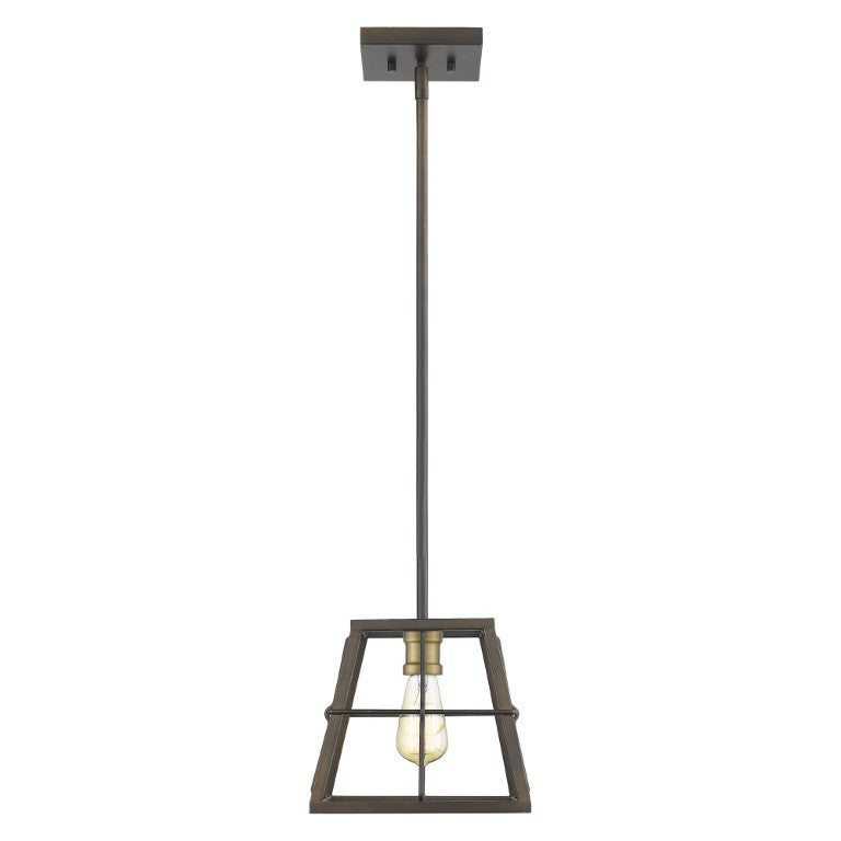 HomeRoots Bronze Dimmable Ceiling Light Warm Metallic Finish for Modern Living Spaces 398161