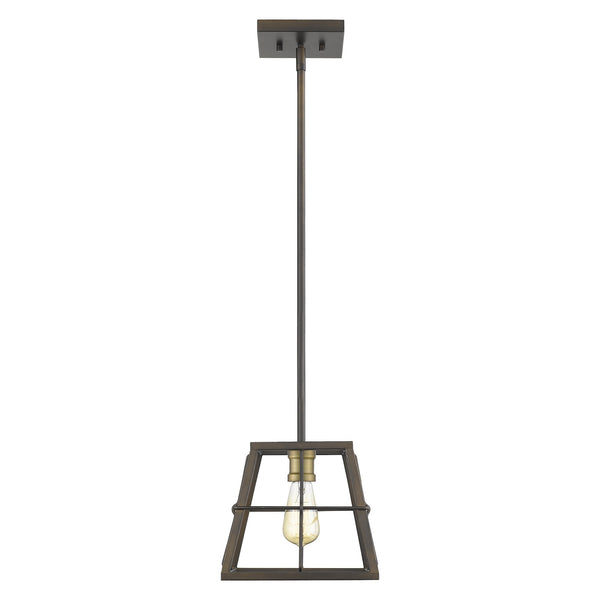 Homeroots Charley 1-light Oil-rubbed Bronze Mini-pendant   398161