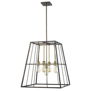Metal Five Bulb Dimmable Flush Mount Ceiling Fixture for Modern Living and Dining Rooms