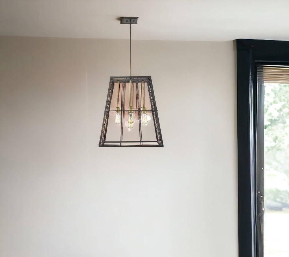 Homeroots Charley 5-light Oil-rubbed Bronze Pendant   398163