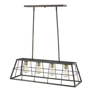 Metal Four Bulb Dimmable Flush Mount Ceiling Fixture for Modern Living and Dining Rooms