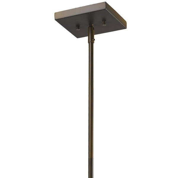 Homeroots Brooklyn 4-light Oil-rubbed Bronze Pendant With Metal Framework Shade   398169