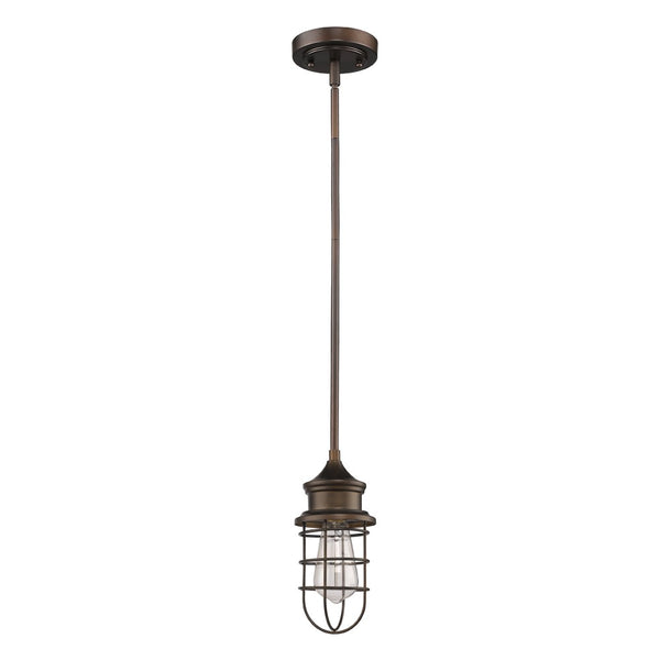 Homeroots Bronze Lantern Metal Dimmable Ceiling Light With Bronze Shades   398185