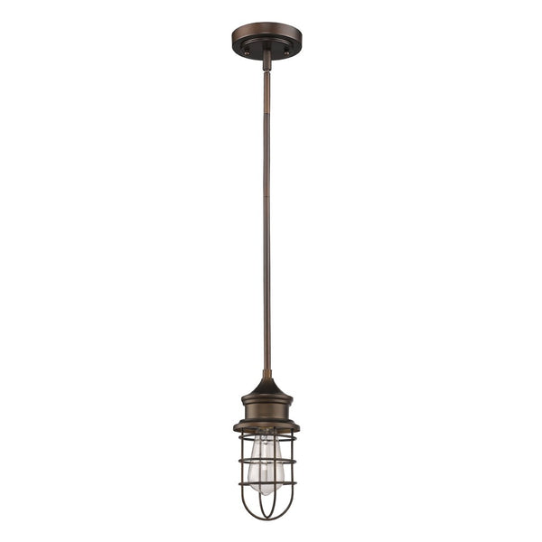 Homeroots Bronze Lantern Metal Dimmable Ceiling Light With Bronze Shades   398185