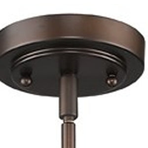 Homeroots Bronze Lantern Metal Dimmable Ceiling Light With Bronze Shades   398185
