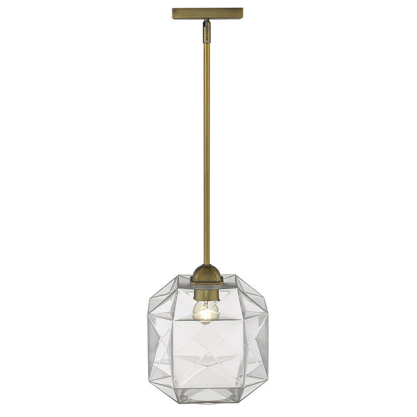 Homeroots Loft 1-light Brass Pendant   398201
