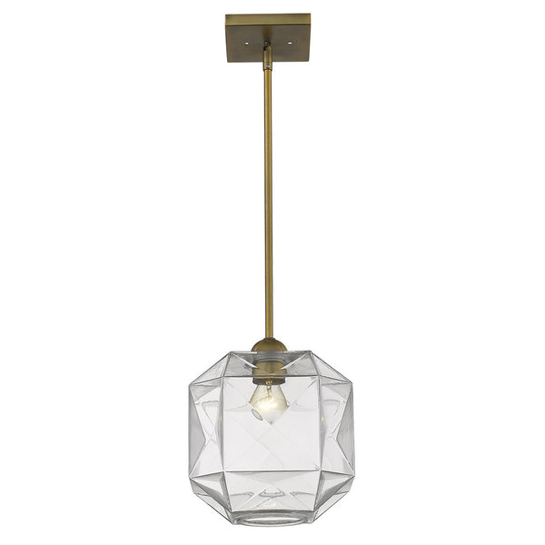 Homeroots Loft 1-light Brass Pendant   398201