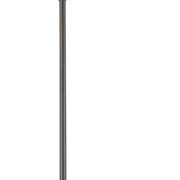 Homeroots Loft 1-light Oil-rubbed Bronze Wire Globe Pendant With Etched Glass Interior Shade   398203