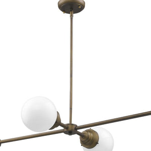 Metal Four Bulb Dimmable Flush Ceiling Light with Shades for Modern Living Spaces