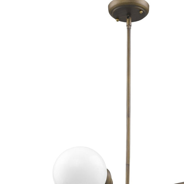 Metal Four Bulb Dimmable Flush Ceiling Light with Shades for Modern Living Spaces