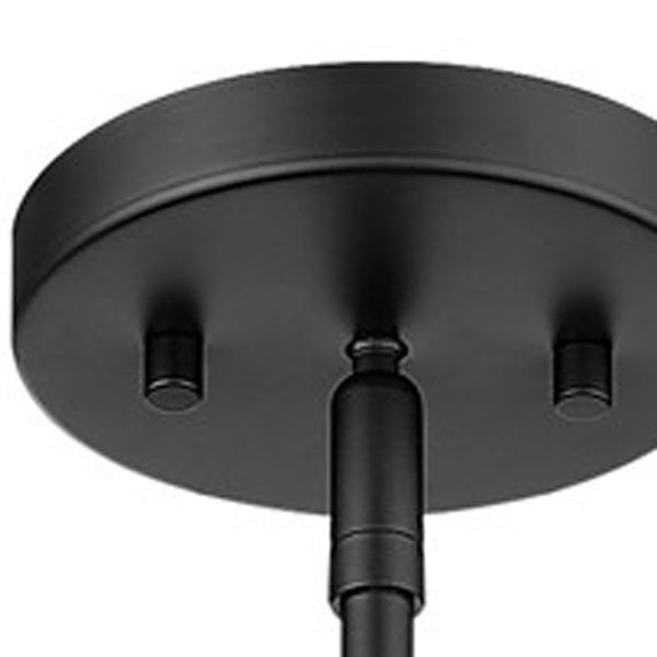 Homeroots Torrel 1-light Matte Black Pendant   398220