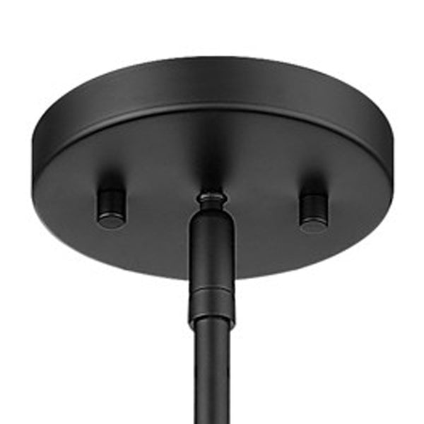 Homeroots Torrel 1-light Matte Black Pendant   398220