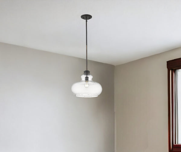 Homeroots Torrel 1-light Oil-rubbed Bronze Pendant   398221