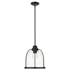 Homeroots Stanton 1-light Matte Black Pendant   398222