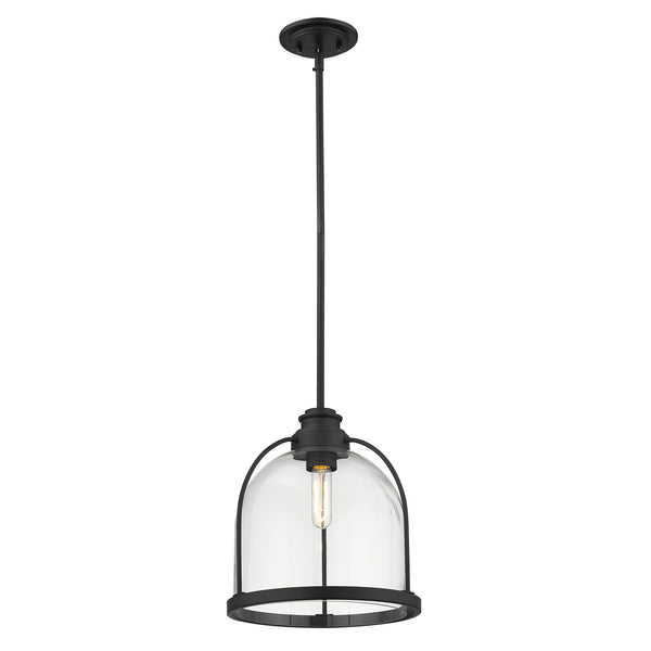 Homeroots Stanton 1-light Matte Black Pendant   398222