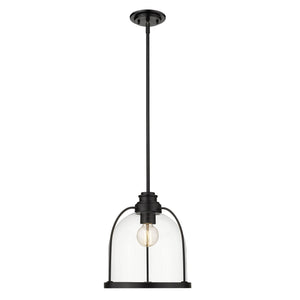 Homeroots Stanton 1-light Matte Black Pendant   398222
