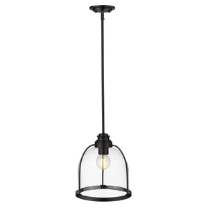Homeroots Stanton 1-light Matte Black Pendant   398222