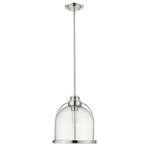 Homeroots Stanton 1-light Polished Nickel Pendant   398224