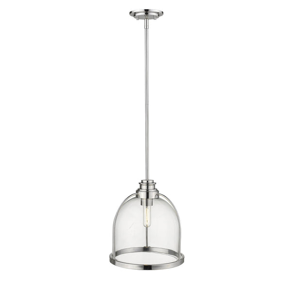 Homeroots Stanton 1-light Polished Nickel Pendant   398224