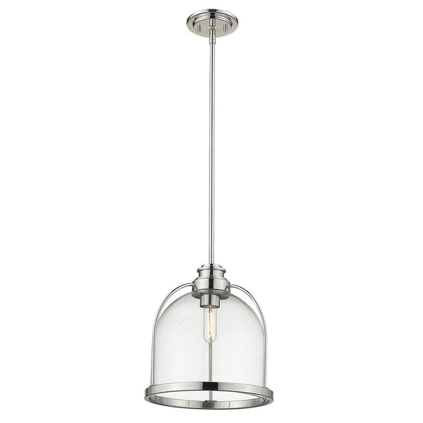 Homeroots Stanton 1-light Polished Nickel Pendant   398224