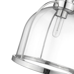 Homeroots Stanton 1-light Polished Nickel Pendant   398224