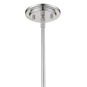 Homeroots Stanton 1-light Polished Nickel Pendant   398224