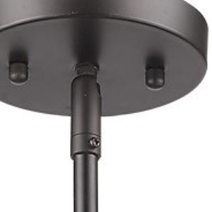 Homeroots Modern Bronze Mini Pendant Hanging Light   398228