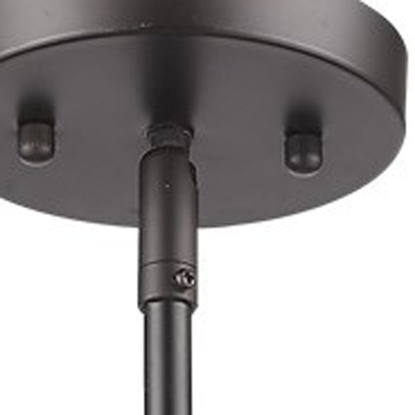 Homeroots Modern Bronze Mini Pendant Hanging Light   398228