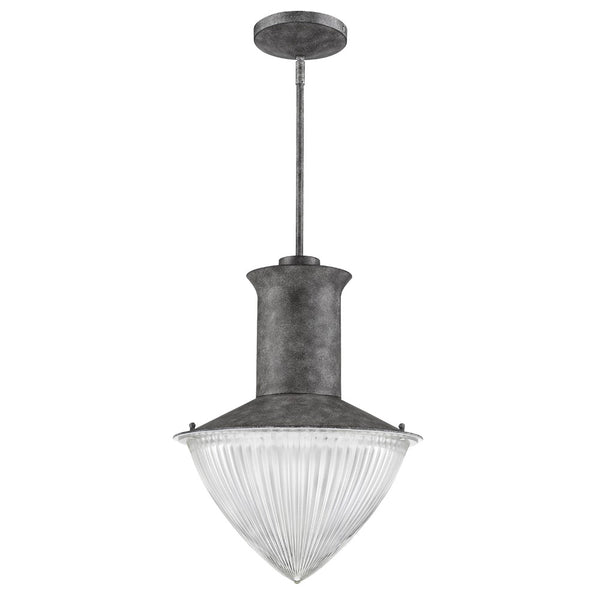 Homeroots Skylar 1-light Ash Pendant With Halophane Glass Shade   398229