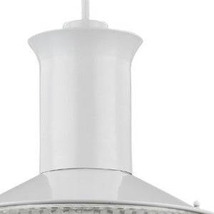 Silver Dimmable Multi-light Ceiling Fixture with Frosted Shades for Modern Living