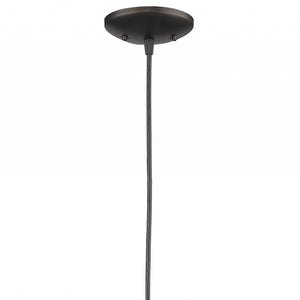 Homeroots Industrial Brushed Bronze Hanging Light   398235