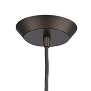 Homeroots Narrow Bronze Hanging Light With Glass Studs   398239