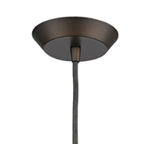 Homeroots Bronze Hanging Light With Glass Studs   398241