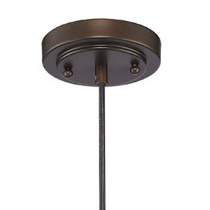 Homeroots Antique Bronze Wire Pendant Hanging Light   398244