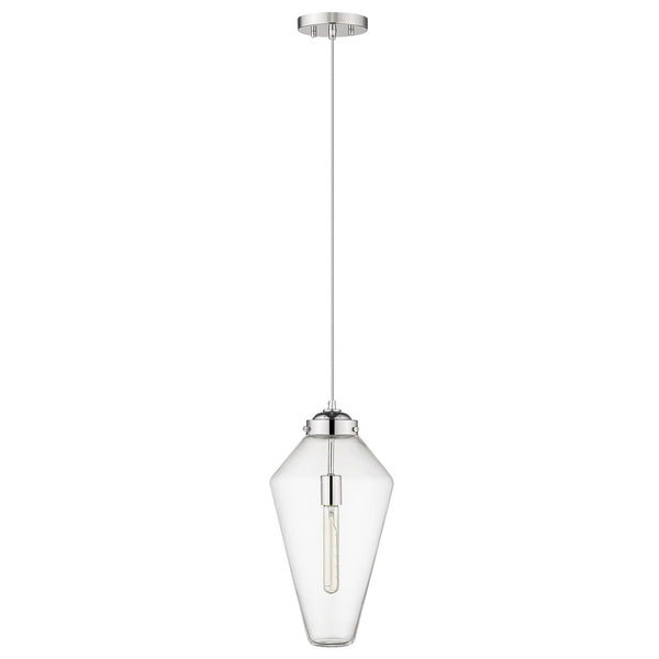 Homeroots Ballina 1-light Polished Nickel Mini-pendant   398247