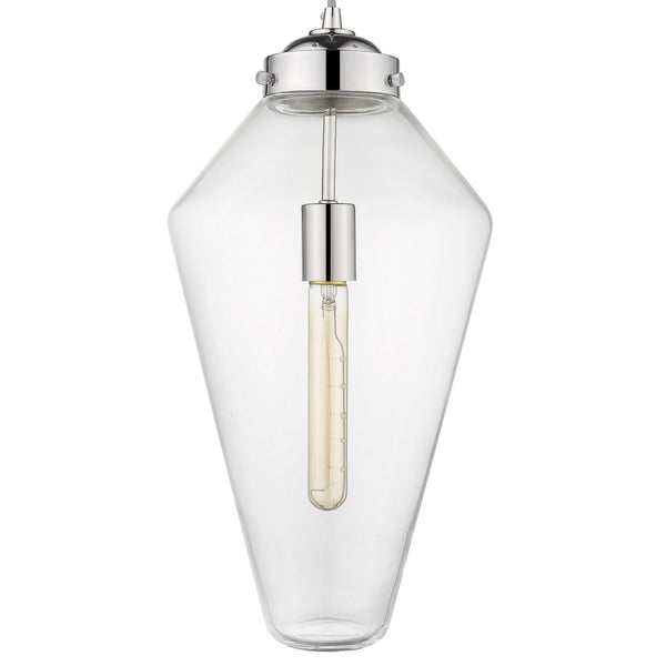 Homeroots Ballina 1-light Polished Nickel Mini-pendant   398247