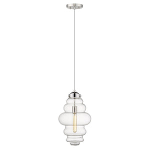 Homeroots Ballina 1-light Polished Nickel Mini-pendant   398248