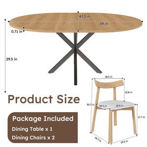 English Elm 59-inch Expandable Glass Top Dining Set Seats 8 with Upholstered Chairs X-base W2700S00123