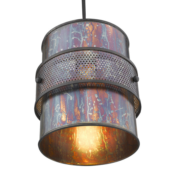 Homeroots Ryker 1-light Bronze Patina Pendant   398260