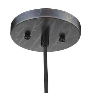 Homeroots Ryker 1-light Bronze Patina Pendant   398260