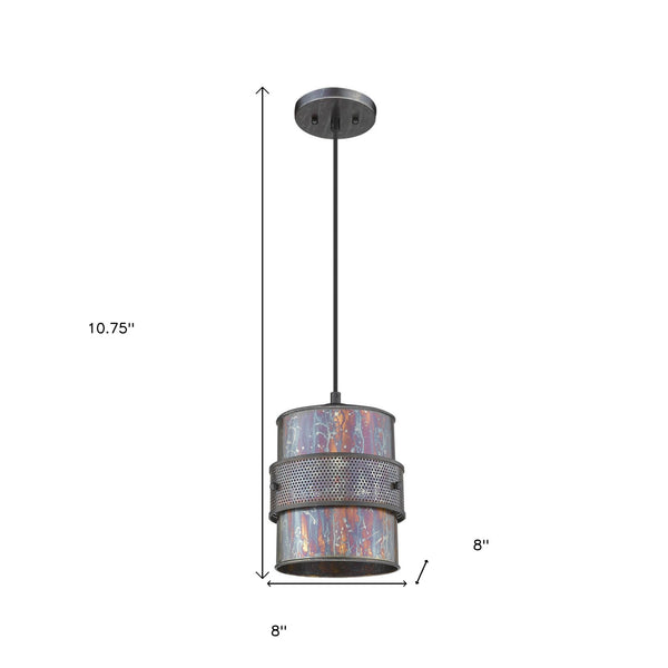 Homeroots Ryker 1-light Bronze Patina Pendant   398260