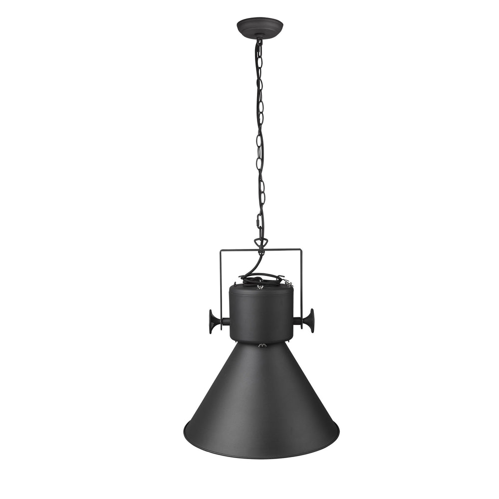 Homeroots Crew 1-light Matte Black Pendant   398265